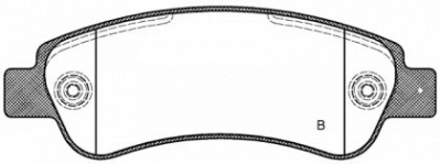 OPEN PARTS bpa123802 -  Комплект тормозных колодок, дисковый тормоз